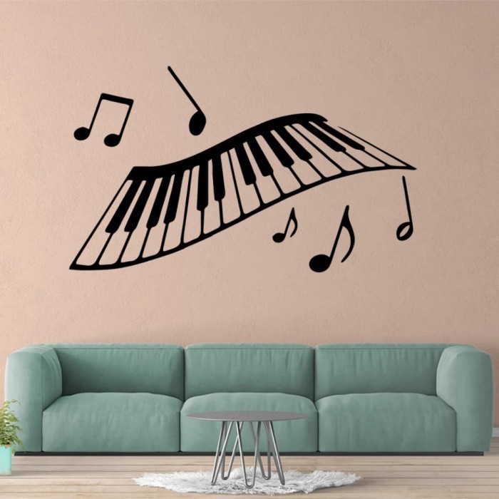 

Sticker Vinyl Waterproof Dinding Alat Musik Piano Tuts Stiker Kaca Tembok Quotes Motivasi Wallpaper Kantor Rumah Toko Full Color Tahan Panas Cutting Decal Tahan Air Dapur