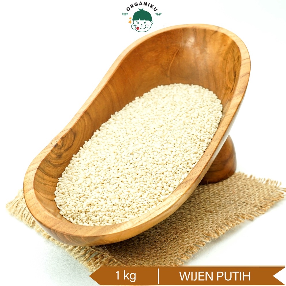 

Sudah READY Wijen Putih 1kg White Sesame Seed 1 kg 3N