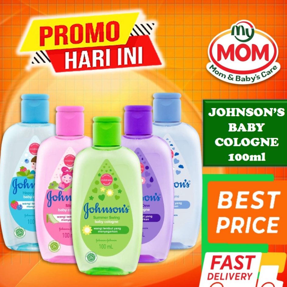 Banyak Diskon  BPOM JOHNSONS Baby Cologne Isi 1ml  Summer Swing  Morning Dew  Heaven  Happy Berries 