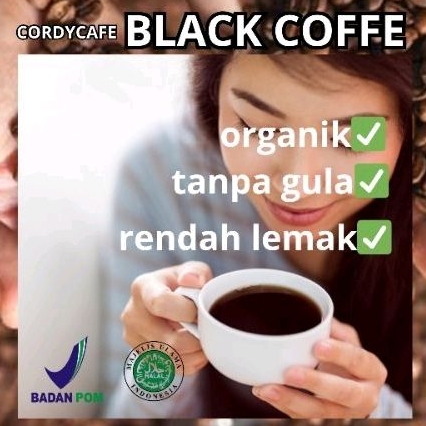 

KOPI HITAM CORDYCAFE BLACK COFFEE PENURUN BERAT BADAN RENDAH LEMAK KOPI