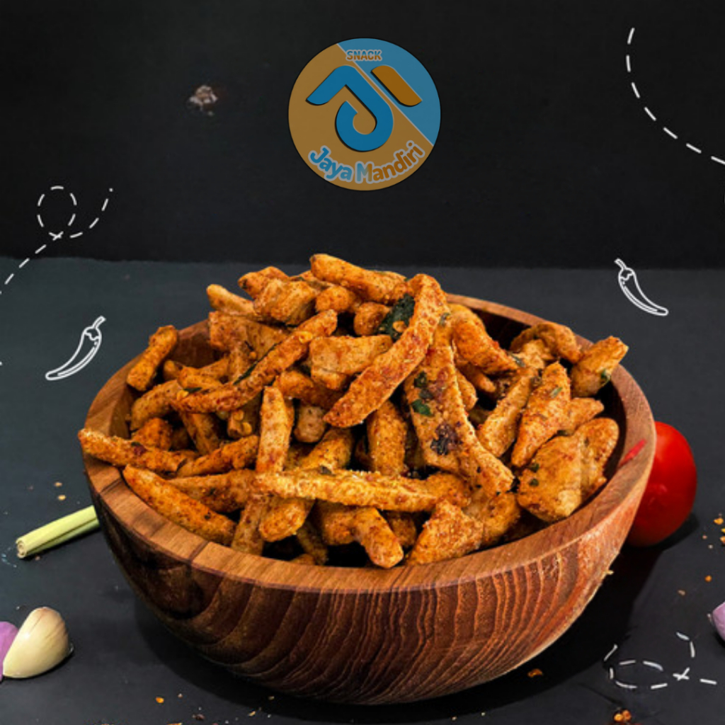 

Basreng Daun Jeruk Kencur Pedas Original 1kg