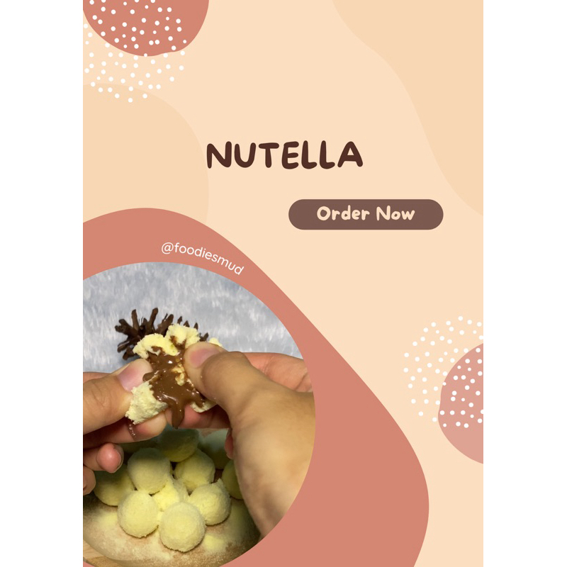 

NUTELLA | BOLA SUSU | BOLA SUSU DANCOW | BOLA SUSU TANPA TERIGU