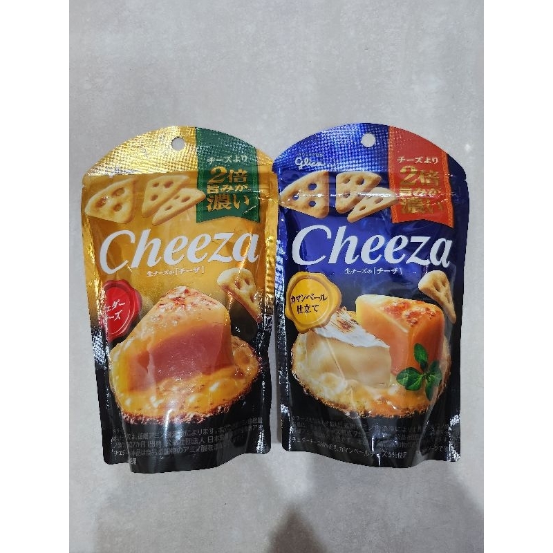 

Glico Cheeza Crackers 40g Snack Crispy Cheese Flavor - Biskuit Original Jepang