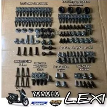 baut fulset body Lexi/baut fulbody Yamaha Lexi.