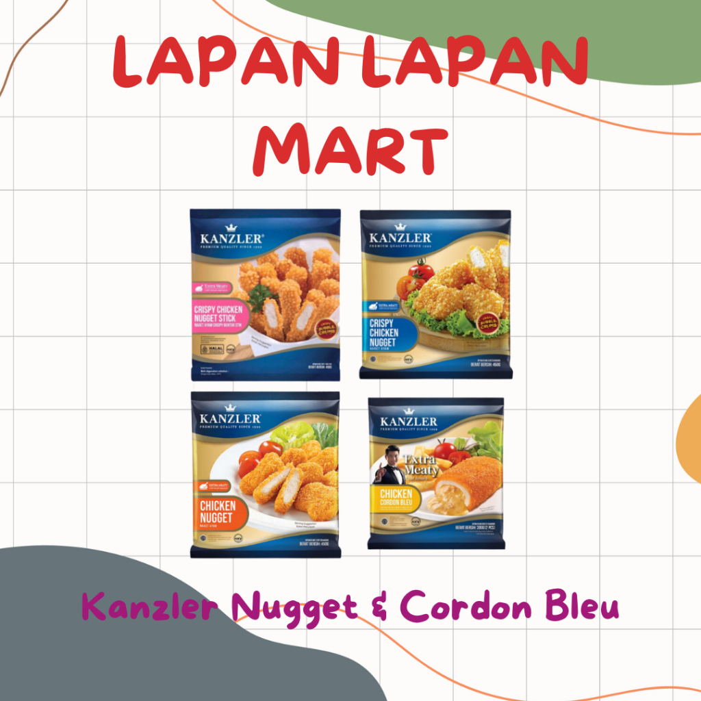 

Kanzler Nugget Original , Nugget Crispy , Nugget Crispy Stick , Cordon bleu