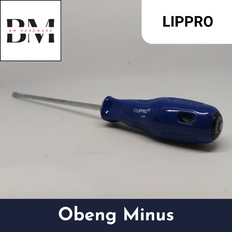 Obeng Minus LIPPRO 8" (Atom)