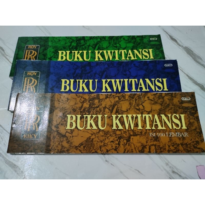 Buku Kwitansi Kiky 100 besar