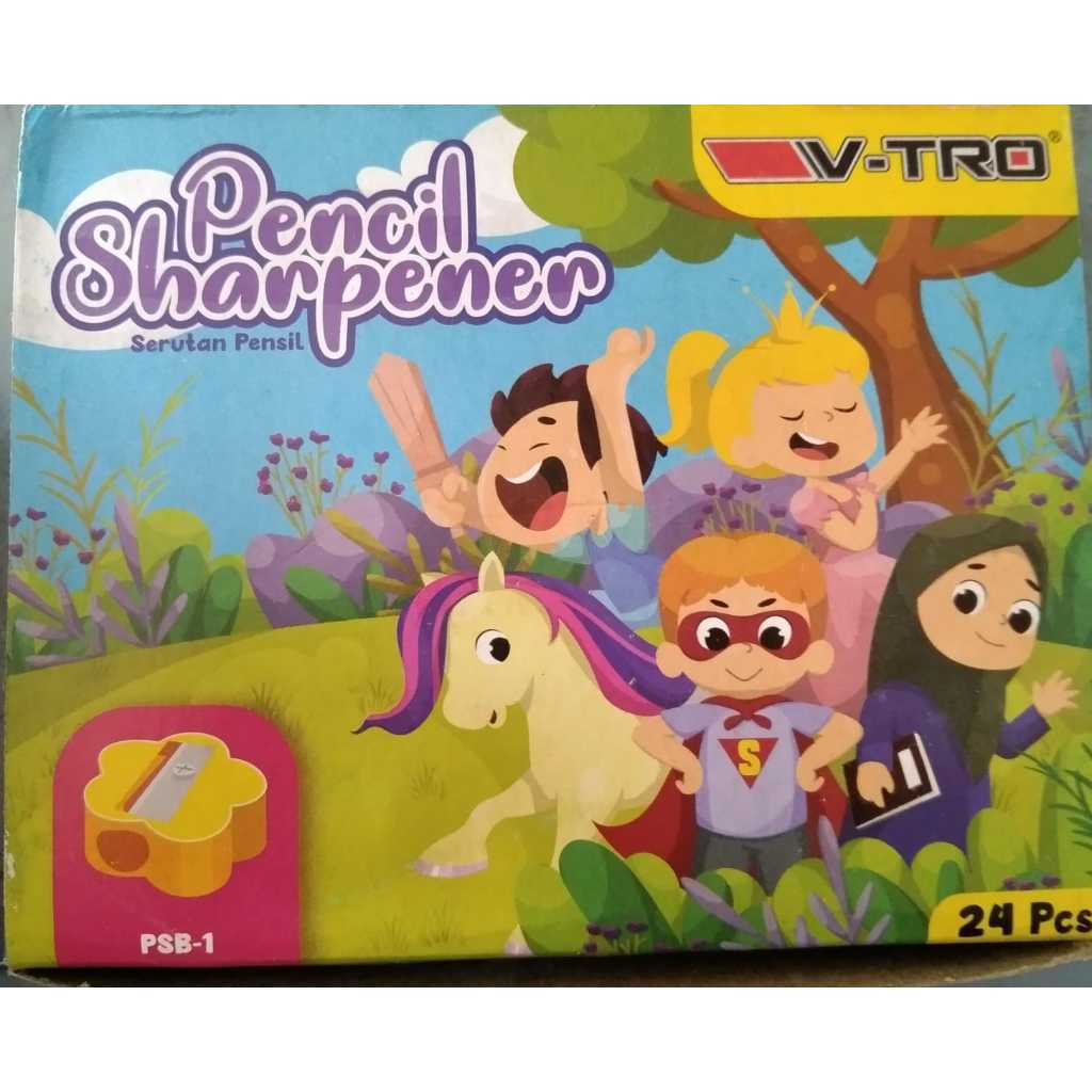 

1box=24pcs Rautan Pensil Serutan Pensil (psb1)