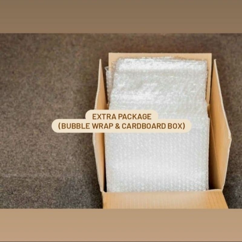 

Extra packing dus & bubble wrap