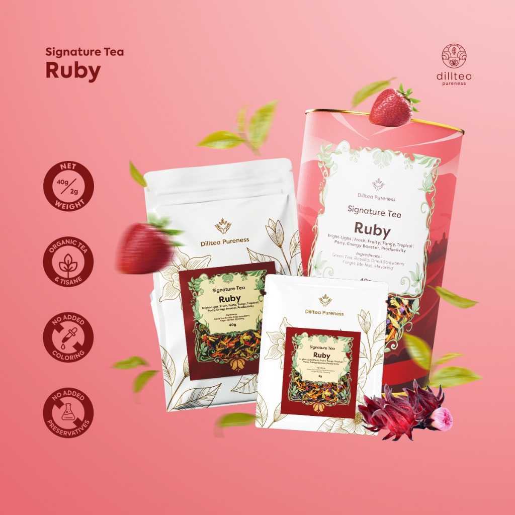 

DILLTEA Signature Tea - Ruby Tea