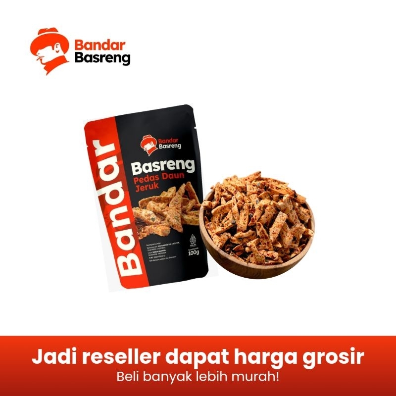 

[BANDAR BASRENG] Basreng pedas daun jeruk 100gr snack cemilan kekinian termurah terlaris