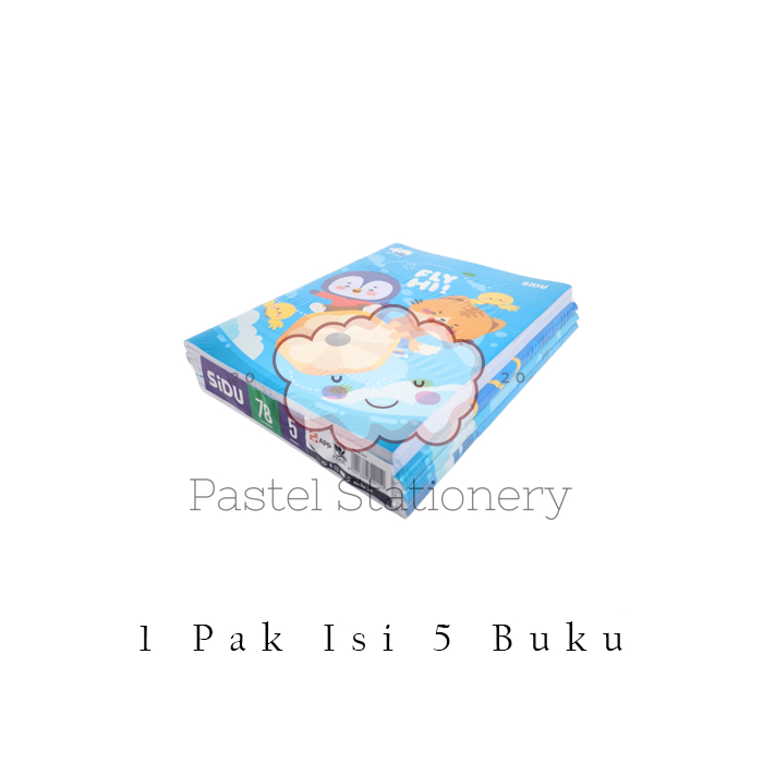 

[PACK] Buku Tulis SIDU 78 Lembar 1 Pak Isi 5 Buku Sinar Dunia