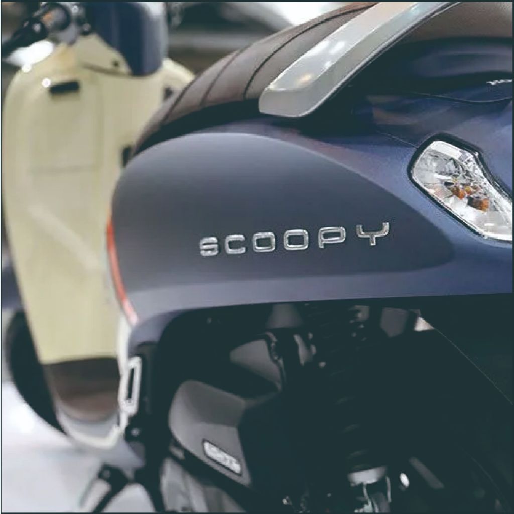 Sticker Emblem Scoopy original