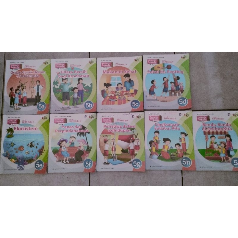 paket buku tematik kelas 5 (Erlangga)