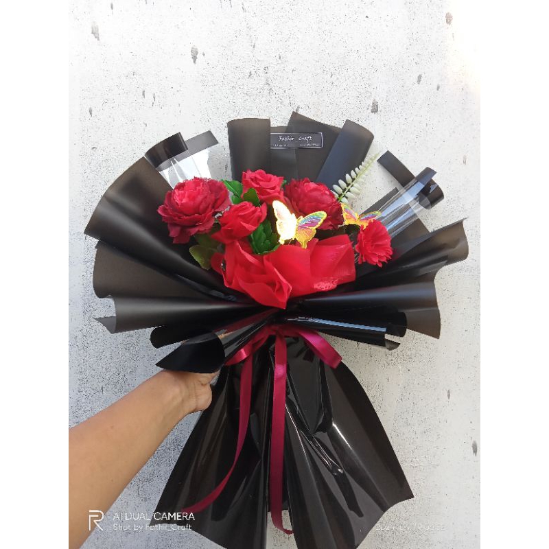 buket bunga artificial, buket bunga premium