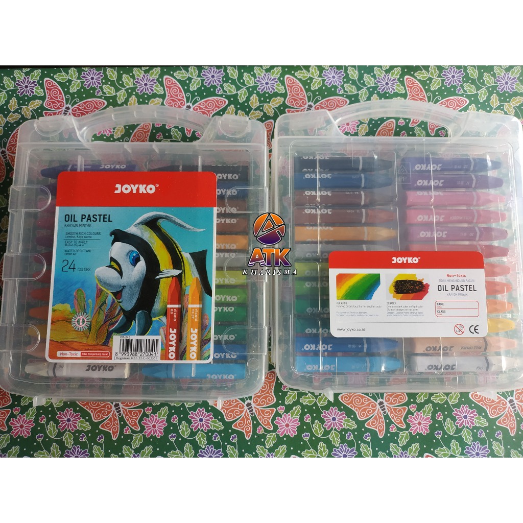 

Crayon Krayon Minyak Oil Pastel Joyko - 24 Warna