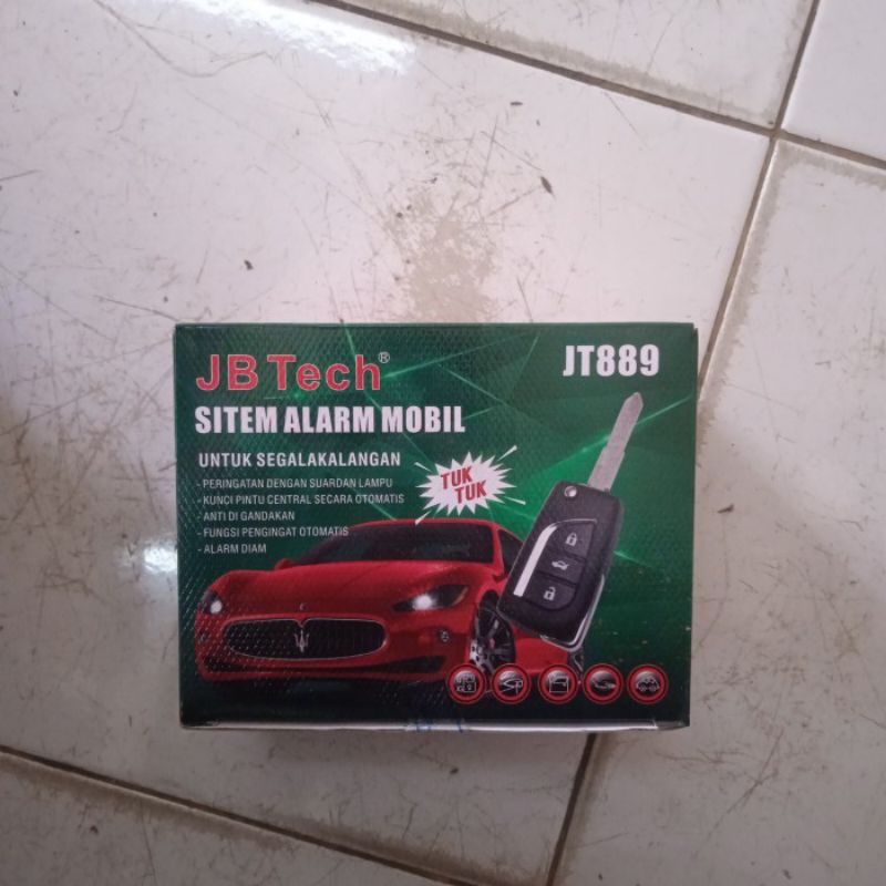 alarm mobil jb-tech / alarm kunci lipat jt-889