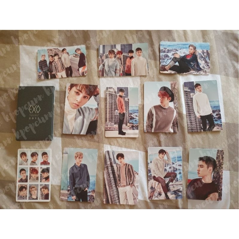 [READY] OFFICIAL PHOTOCARD EXO SEASON GREETING 2017 lay suho xiumin chen kai chanyeol kyungsoo baekh