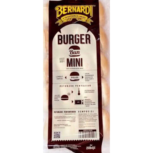 

Bernardi Roti Burger Bun Mini 20s