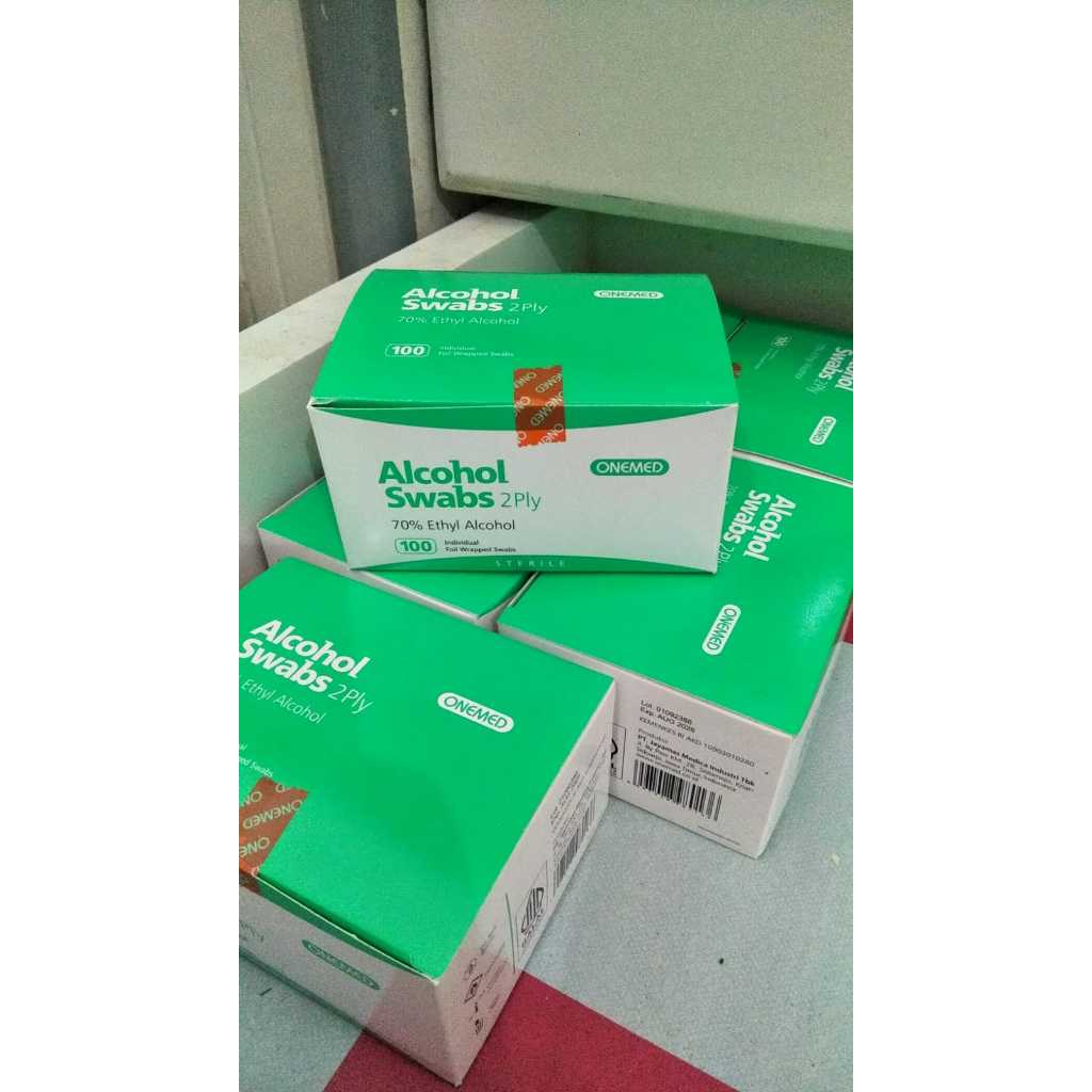 Alkohol Swab Onemed - Kapas Alkohol