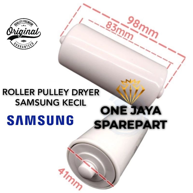 Roller Pulsator Mesin Cuci Samsung Ukuran Kecil 83mm | Roller Pulley Dryer Mesin Cuci Samsung 83mm