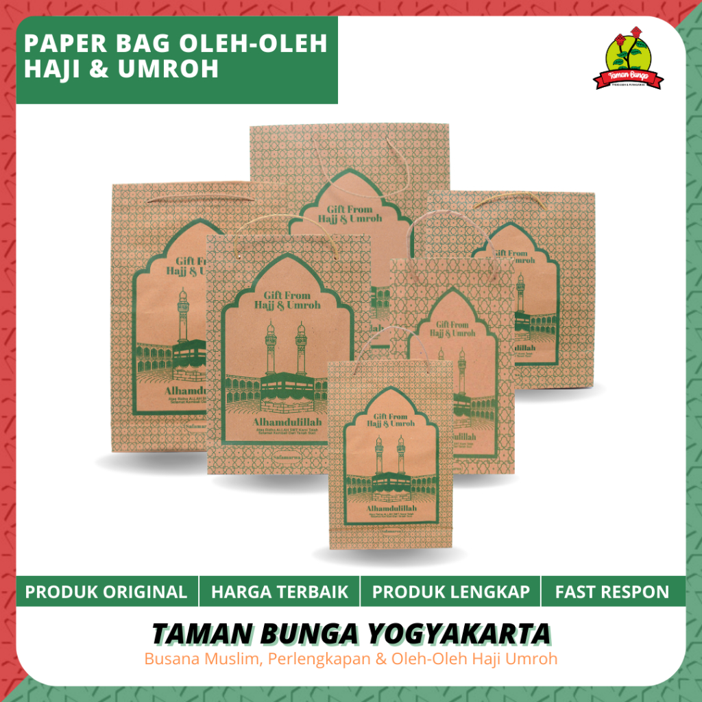 

PAPERBAG OLEH OLEH HAJI UMROH/ TAS SOUVENIR (KHUSUS ECER)