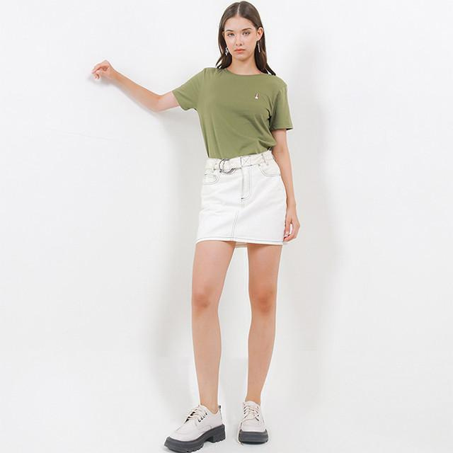 Hush Puppies Kaos Wanita Suza 4 Olive-Pakaian Wanita > Atasan > Kaos