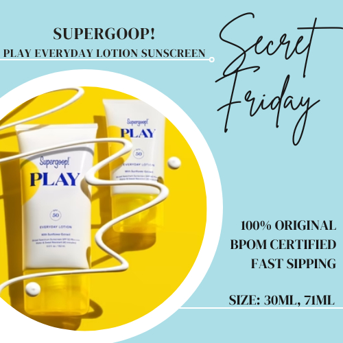 SUPERGOOP Everyday Sunscreen SPF 50/ SUPERGOOP PLAY EVERYDAY LOTION