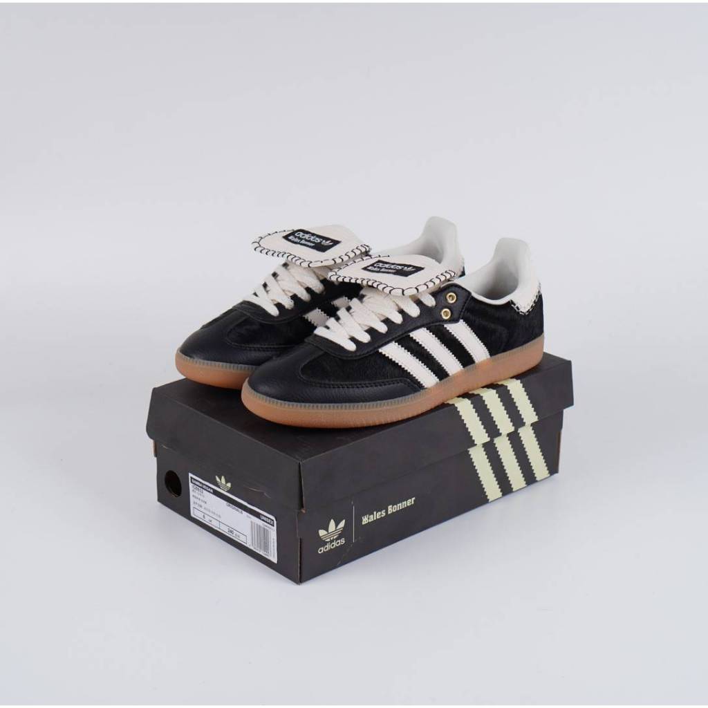 Sepatu Adidas Samba Pony Tonal Wales Bonner Core Black Cream White IE0580 Original BNIB Full Tag Bar