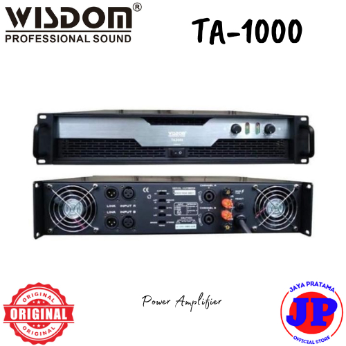 Wisdom TA-1000 Power Amplifier Original TA1000