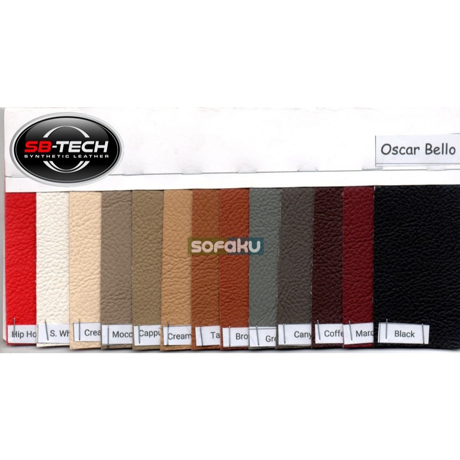 SB TECH Bello - Oscar Motif Kulit Sintetis Motif Bahan Kulit