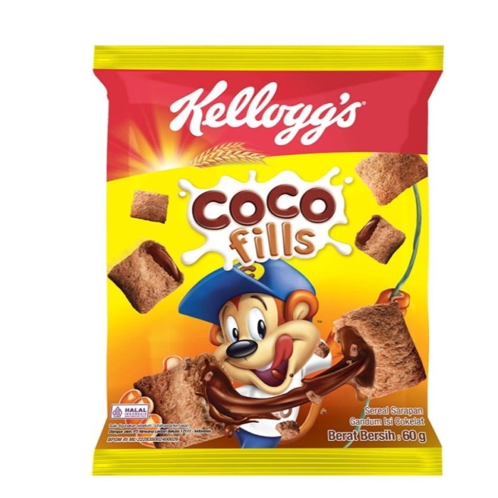 

Kellogg's Coco Fills / Sereal Sarapan Isi Cokelat 60gr