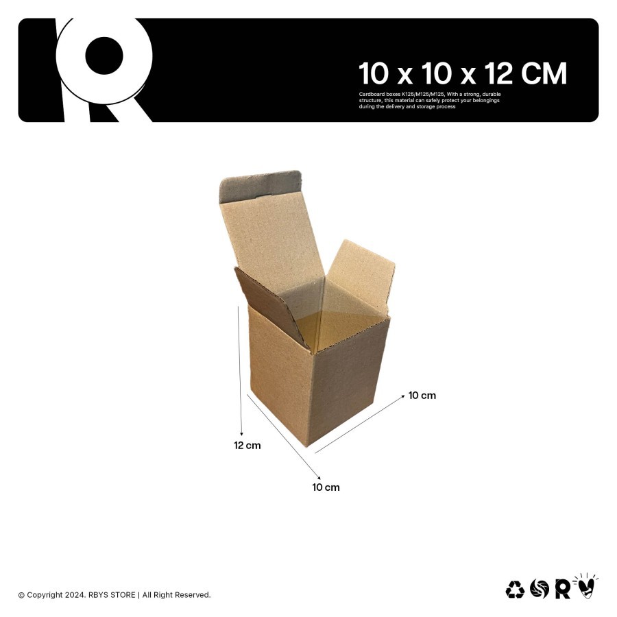 

KARDUS KARTON BOX 10 x 10 x 12 CM | Dus Kardus