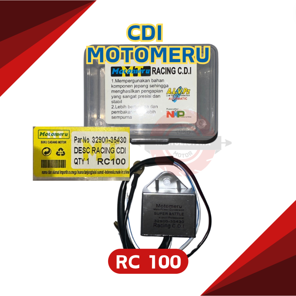 CDI ECU RC 100 CDI RACING RC 100 MOTOMERU MURAH