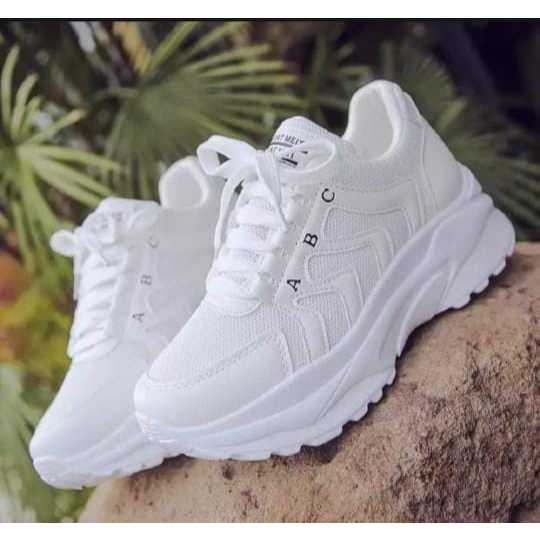 Sepatu Snaekers wanita sepatu putih wanita Sepatu sepatu olahraga wanita *