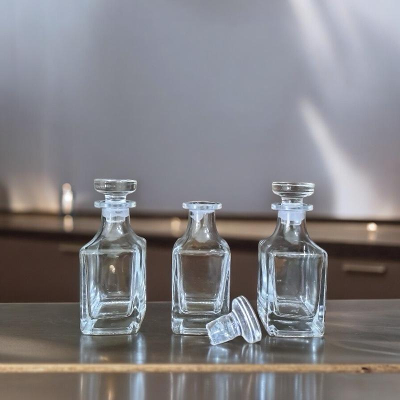 Botol Jin 150ML Pendek Kaca polos Botol Bibit Antik saudi Botol Biang Harga Per pcs