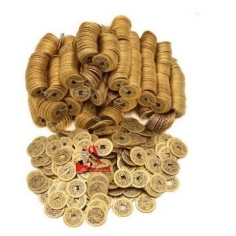 COIN UANG CHINA KOIN KOLEKSI CHINA UANG KOIN 2.4CM 4.2CM