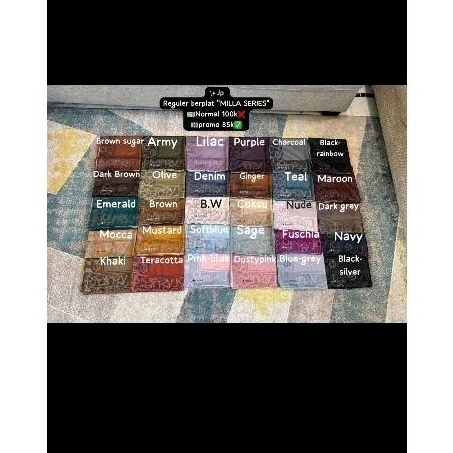 Hijab Segi empat Jp MILA  by JOURNEY SCARVES ORI 100%