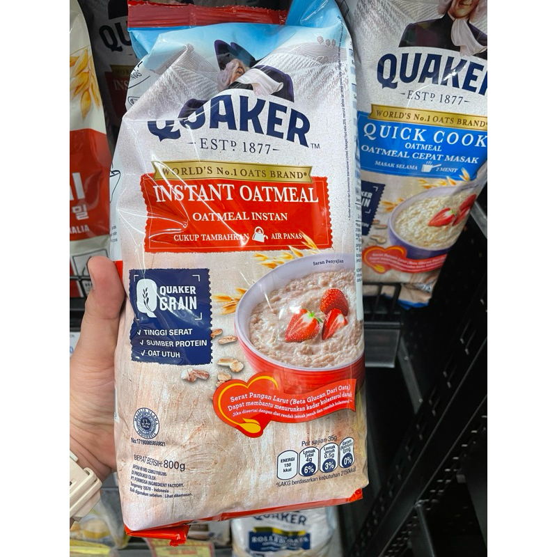 

Quaker Instant Oatmeal 800gr