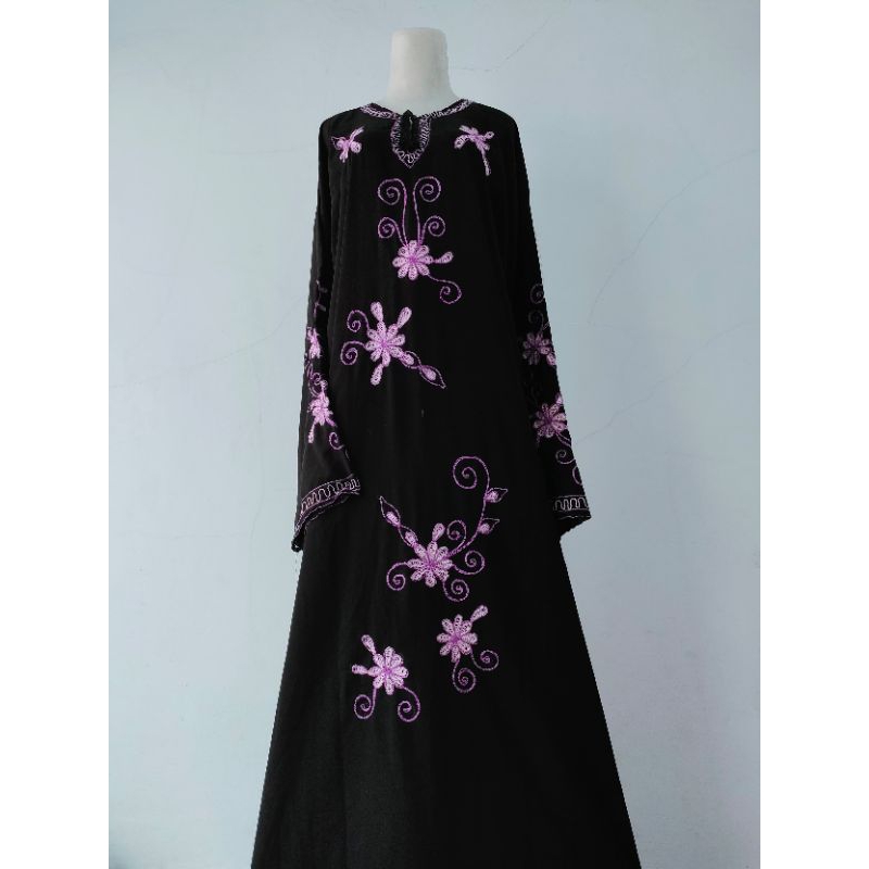 ABAYA BLUS ARAP SIZE L DEWASA mukena abaya sholat terbaru 354 by Jihan salsa