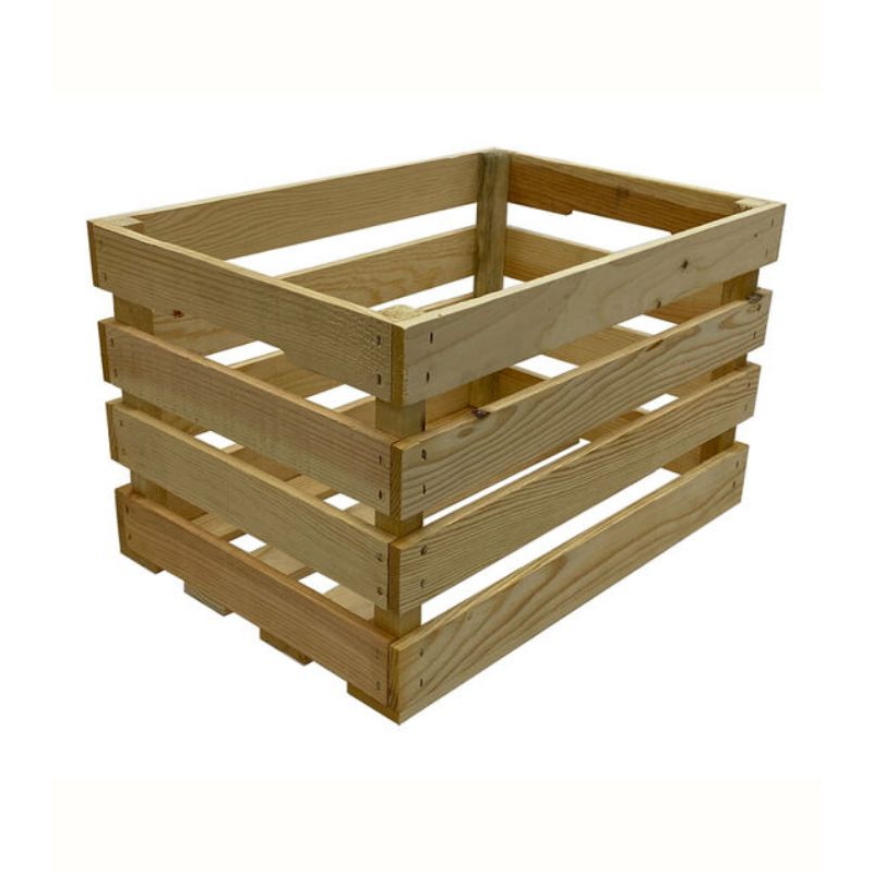 Wooden Crate peti kayu tempat penyimpanan kayu storage box