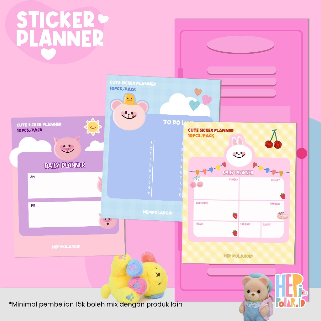 

Sticker Planner Stiker To do List Scrapbook Journal Sticky Notes
