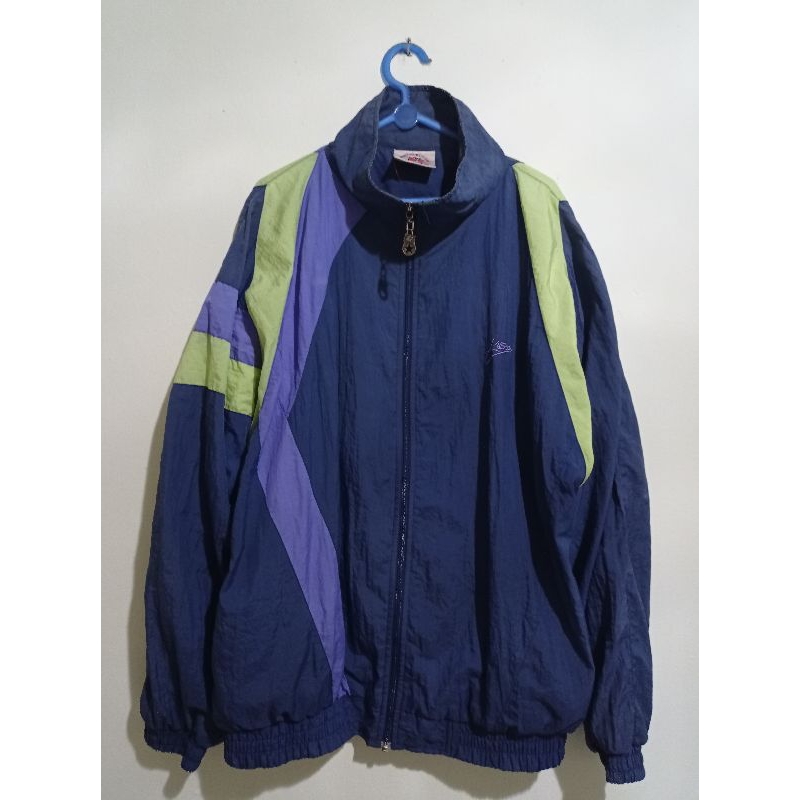 Jaket Killtec Vintage Windbreaker Colourblok  Oversize Boxy Fit