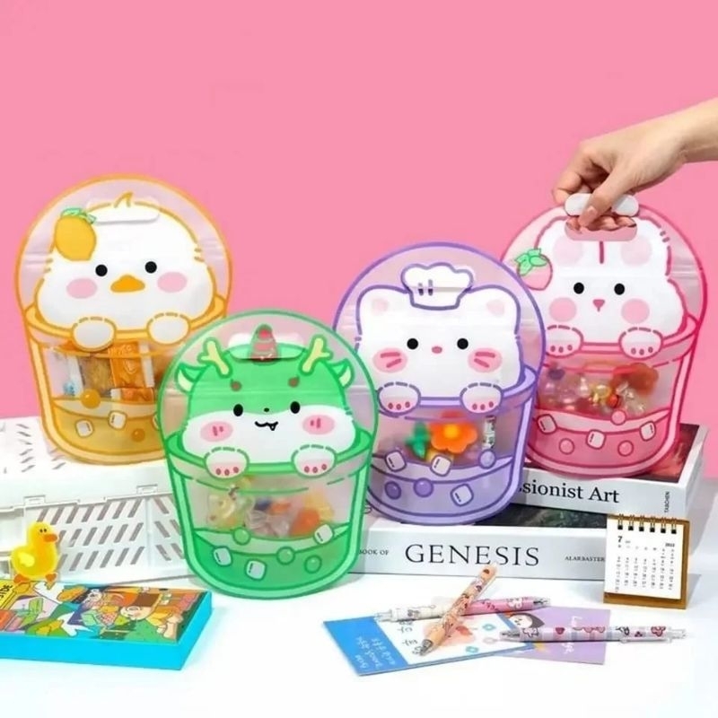 

(PZ25)Plastik Ziplock Gelas Animal