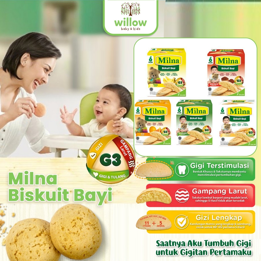Camilan Bayi - Milna Biscuit