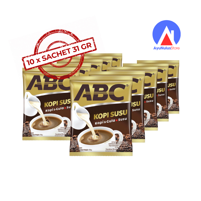 

1 Renceng Kopi ABC Susu 31 gr | 10 Sachet Kopi Susu Pilihan Saat Kumpul Bersama Teman