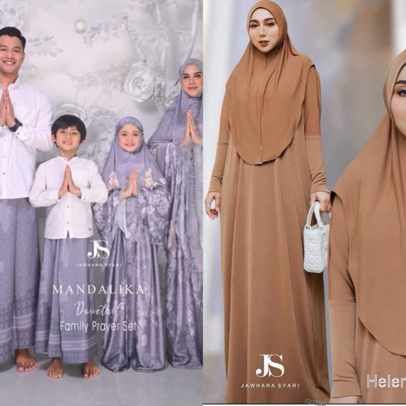 HELENA SET / MANDALIKA RAYA FAMILY PRAYER SET BY JAWHARA SYARI