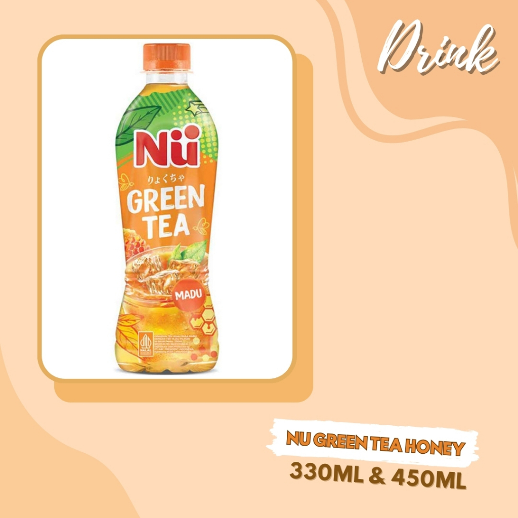 

DRINK | MINUMAN BOTOL | TEH BOTOL | NIU | NU GREEN TEA 450GR