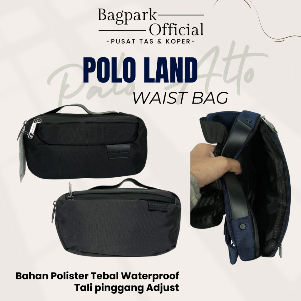 Tas Pinggang Pria Polo Land Tas Dada Pria Tas Waistbag Tas Pinggang Import Motif Polos Tas Pria Tas 