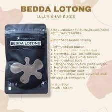 bedda lotong bubuk/ BEDDA LOTONG  POUCH 45gr bedda lotong viral /lulur pemutih badan viral tiktok